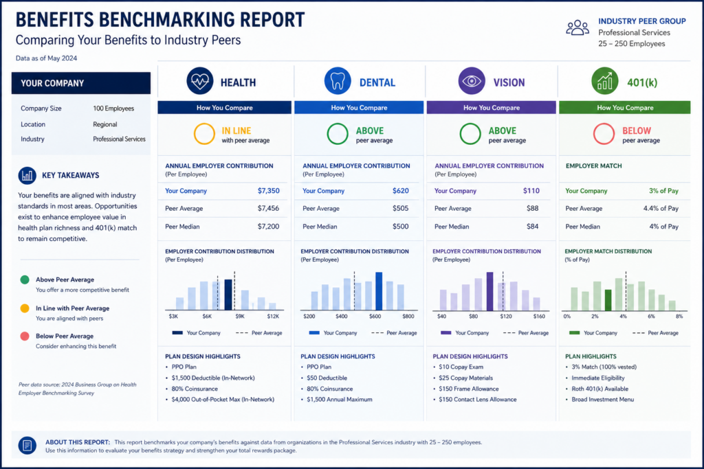 free benefits benchmarking report