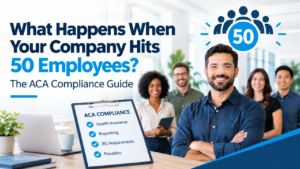 ACA compliance 50 employees PEO