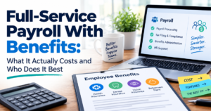 full service payroll with benefits